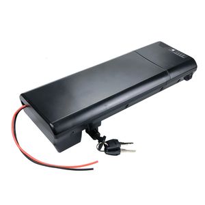 Free Shipping Ecobike Rear Rack Ebike Battery 24V 36V 12.8Ah 14Ah 17.5Ah for Electric Bike with Charger 250W 350W 500W