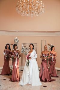 Off ramion syrena sukienki druhna 2023 Afrykańskie wesele gościnne sukienki gościnne czarne kobiety wieczorne sukienki plus size Maid of Honor R265p