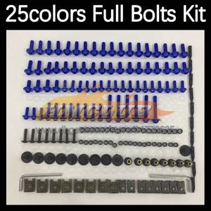 268PCS完全なMoto Body Full Screws Kit for Apryia RSV1000R RSV1000 RSV-1000 RSV 1000 R 07 08 2007 2008 07-08 Motorcycle Fairing Bolts Windscreen Bolt Nuts Nutsナット