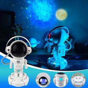 Flerfunktions Bluetooth-högtalare Astronaut Star Light Sovrum Färgglad projektionsljus Atmosfär Ljus Rymdman Ornament Nattljus
