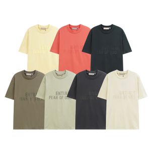 ESSデザイナーメンズTシャツ高級女性Tシャツブランドレター付きの短い夏のファッションカジュアルな品質