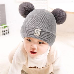 Berets Mens Winter Flapper Hat Toddler Trapper Kids Pompom Vegan Flurry Men's Snow Hats Caps