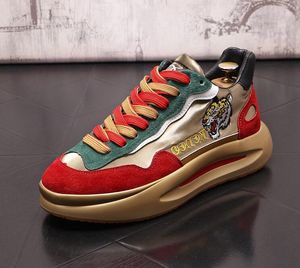 Luxe nieuwe designer Men Casual sportschoenen vergroten lengte hiphop flats heren sneakers skateboard schoenen zapatillas hombre