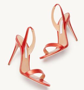 Designer Pump Luxury Brands Sling Sandals Shoes For Women So Nude Plexi Sandal Swirls Pekade Toe Lady Slingback High Heels 35-43
