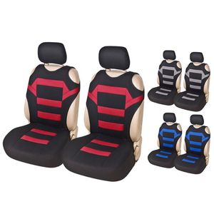 Car Seat Covers Pieces Set Universal Mesh Sponge Interior Accessories T Shirt Design Front Cover For Car/Truck/VanCar