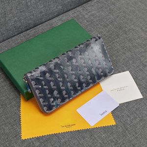 Luxury Brand Designer Change Purse Card Pack Handbag Dog Coin Purses Tandlång plånbok Inbyggd blixtlåsfack Multi-kortversion Factory Direct Sale
