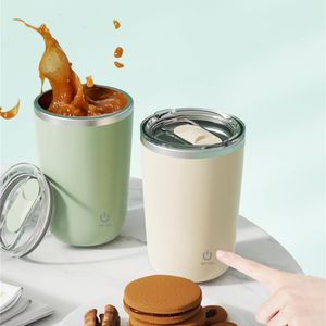 Mugs 350ml Automatic Self Stirring Coffee Milk Juice Mixing Cup Electric Stainless Steel Lazy Rotating Magnetic 230210