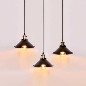 Lights E27 Edison Loft Pendant Retro Industrial Ceiling Lacquered Iron Umbrella shade Country Art Lamp Cran Light 0209