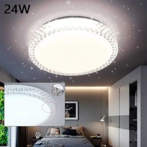 Lights Surface Mount Fixture Round 220V For Bedroom 24W LED Ceiling Lamp 6500K 0209