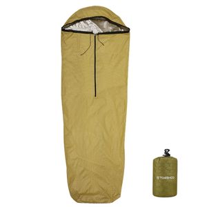 Schlafsäcke TOMSHOO Notfall-Schlafsack, leicht, wasserdicht, wärmereflektierend, Thermo-Schlafsack, Überlebensausrüstung für Outdoor-Abenteuer, 230210