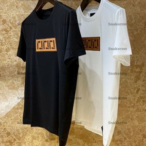 SS23 Erkek T Shirt Tasarımcı Erkekler Kadın Gömlek Moda Tshirt Mektuplar Resmi İlkbahar Yaz Kısa Kollu Erkek Tee Kadın Giyim Fendies Polos Plus Boyut M-XXXL