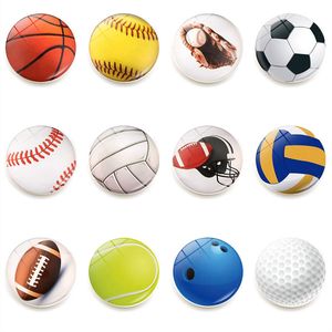 Esportes Ball Fridge Magnets Refrigeradores Adesivos de Cartoon Basquete Baseball Baseball Adesivos magn￩ticos Decora￧￣o em casa