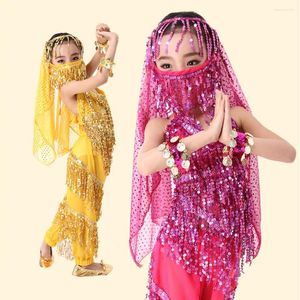 Stage Use Chinese Belly Dance Trajes for Girls Suit Kids Featival Clothing