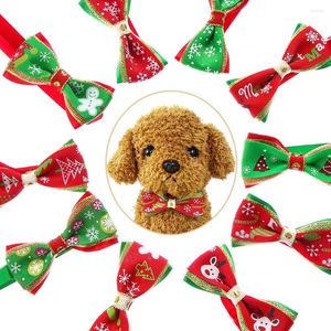 Hundhalsar Pet Cat Collar Bow slips God jul justerbar nackband Grooming Accessories Product Xmas Supplies