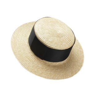 Women Straw Hats 2021 Summer Boater For Sunscreen Beach Hat Sombreros Mujer Verano Wide Brim