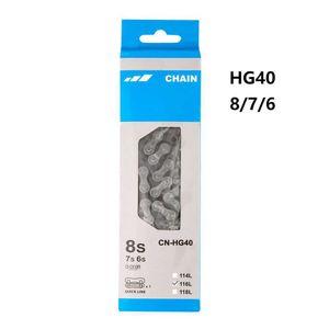 Chains SHIMANO CN HG40 6/7/8 Speed Chain 116L Link For ROAD Bicycle Bike 0210