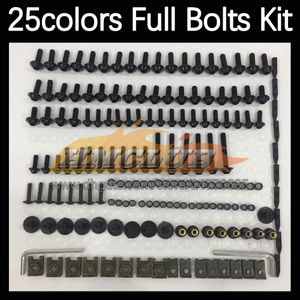 268pcs完全なMoto Body Full Screws Kit for Apriria RSV1000R RSV1000 RSV-1000 RSV 1000 R 09 10 11 12 13 15 15モーターサイクルフェアリングボルトフロントガラスボルトネジナットセットセット