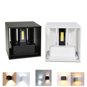 20W LED Outdoor Wall Lamps Waterproof Modern Intdoor Lighting 7W 100-277V 2700K Angle-Adjustment AluminumOutdoors Sconces Light Warm Lights (4.7"in) crestech168