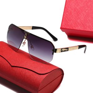 Übergroße Sonnenbrille, Designer-Sonnenbrille, Damen-Luxusbrille, Vintage, klassisch, rahmenlos, Metall, Premium-Flachspiegelbrille, Herren-Sonnenbrille, Carti-Sonnenbrille