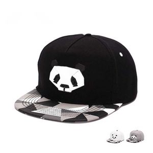 Caps Caps Fashionsspring and Summer Lovers Baseball Cap Hip-Hop Hat Mężczyzna Mężczyzna Cute Panda Zebra Rubber Hatsnapback Flat-roledowy kapelusz G230209