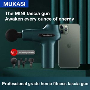 Mukasi Gun Tissue Muscle Corpo ombro traseiro Massageador de pescoço Exercício de relaxamento Slimming Shaping Dor alivine 0209