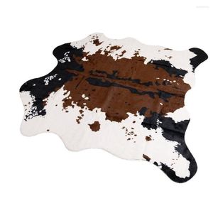 Carpets Classic Carpet For Living Room 140x160CM Western Theme Faux Cowhide Rugs Nice Kids Room/Kitchen/dining Hall/Bedroom