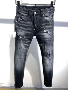 DSQUARE JEANS D2 SS20新規到着最高品質のデザイナーMen Denim Cool Guy Jeans Embroidery Pants Fashion Holes Ponouser