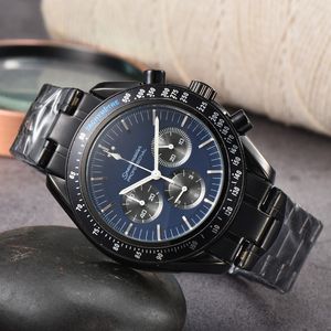 Omeg relógios de pulso inoxidável para homens 2023 novos relógios masculinos todos dial trabalho relógios quartzo topo marca luxo relógio moda alta qualidade relógio masculino