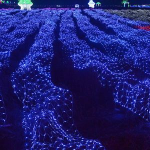 30V 9.8FT X 6.6FT Strings 200LEDs Connectable Christmas Net Light 8 Modes Low Voltage Mesh Fairy String Lights Crestech168