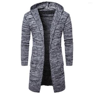 Herrtröjor män höst vinter varma kashmhere mode man cardigan jackets tröja jul män