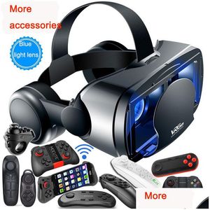 VR/ARデバイスG Pro 3D Glasses Virtual Reality FL SN Visual Wideangle Box for 5〜7インチスマートフォン眼鏡221014ドロップ配信DHQIJ