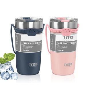 Su Şişeleri 550ml Bira Kupa Tumbler Cups Çift Paslanmaz Çelik Kahve Termos Slip Case Seyahat Açık Şişe 221122