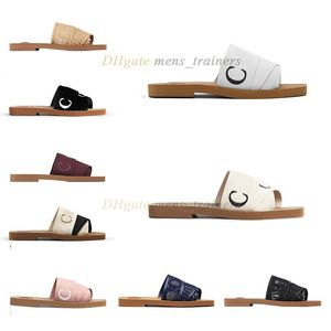 womens sandals slipper Woody slippers Mules flat slides white black pink Light blue brown slipped womens summer fashion indoor outdoor shoes eur35-42