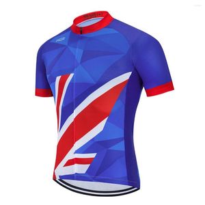 Jackets de corrida 2023 Eleglimation Sublimation Cycling Jersey Original Men Bicycle Shirt Top Wholesale Summer Drop Ship Bike Wear Clothing