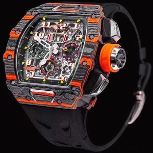MENSKRAV MEKANISKA KRONOGRAFER HANDVￄRKNING Gummiband Lysande Dial armbandsur Vattent￤t vikningssp￤nne K￶r FAS3405