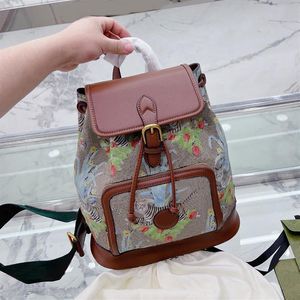 Women Backpack Bag Classic Travel Bag High Shoulder Back Handbag Ladies Backpacks Cowhide Quality Super Large Capacity241b