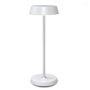 Table Lamps Creative European-style LED Metal Lamp Rechargeable Bar Student Eye Protection El Bedside