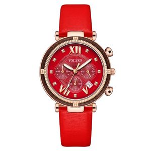 Orologi da polso 2023 Arrivo Vendita COME Torta Top Marche Orologi da donna Regali da donna Cinturino in pelle casual moda Reloj Orologio femminile