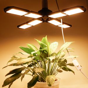 70W 130W 672LEDs Grow Light Full Spectrum Plant Growing Lamp E27 Bulb Fitolamp Led Phytolamp for Plants Indoor Growbox Lighting