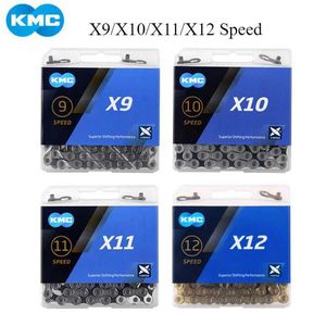 s KMC X8 X9 X10 X11 X12 MTB Bicycle Chain 8/9/10/11/12 Speed Road Bike Crankset Derailleur Accessories 0210