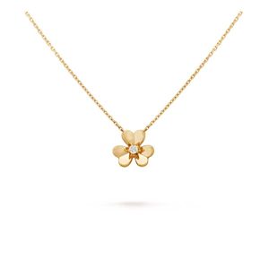 FRIVOLE Pendant Necklace 3 Leaf Clover Multiplikationer Styles Gold Rose Silver Crystal Mini Small 22321