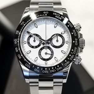 montre de luxe u1 factory Quality Quartz Watch För herrklockor Färgglad klocka Gummiband Sport VK Chronograph vattentät armbandsur 2023