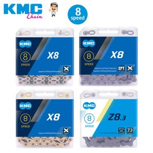 Łańcuchy KMC 8 Łańcuch łańcucha rowerowego MTB Chains Akcesoria rowerowe dla Shimano // Avid 0210