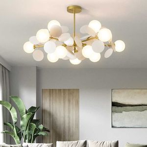 Nowoczesny sufit LED Kolorowa gałąź HangLamp Oświetlenie Living Dekoracja sypialna Pokój Lights zawieszenie 0209