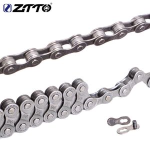 ZTTO 6 7 8 Speed ​​Chain Mountain Bike Road Bicycle Parts Högkvalitativa Hållbara kedjor Saknade länk för delar K7 System MTB 0210