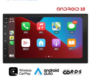 Rádio do carro 2 DIN Android CarPlay Androidauto Bluetooth HandsFree AM FM RDS GPS WiFi WiFi USB Multimedia Player