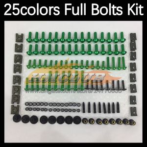 268PCS完全なMoto Body Full Screws Kit for Kawasaki Ninja ZZR1400 ZZR ZX 1400 CC ZZR-1400 06 07 08 09 10 11モーターサイクルフェアリングボルトフロントガラス