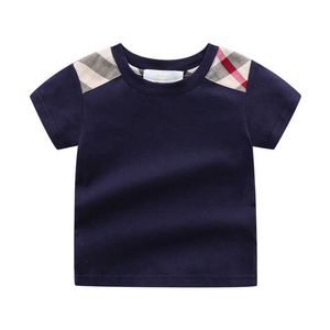 T-shirts Boys Girls Short Sleeves T-shirt Cute Children Clothes Baby Cotton Tee Tops Summer Clothing Short Tees Toddler Stripe T-shirt T230209