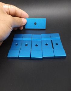 Collection Blue Puzzle Pure Aluminium Ally Alloy Metal Kong Ming Lock Model Oplossing Brian Teaser Intelligence Game Toys2472191