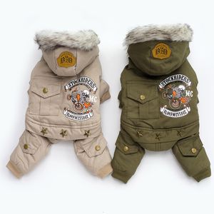 Dog Apparel Clothes For Small s Autumn Winter Warm Puppy Pet Coat Jacket Fashion Hooded Chihuahua Yorkie Jumpsuits Clothing s 230211